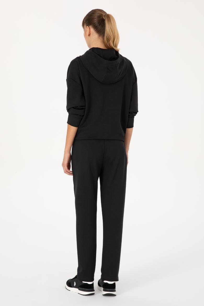 Kadın Siyah Modal Karışımlı Eşofman Altı - 50313571007