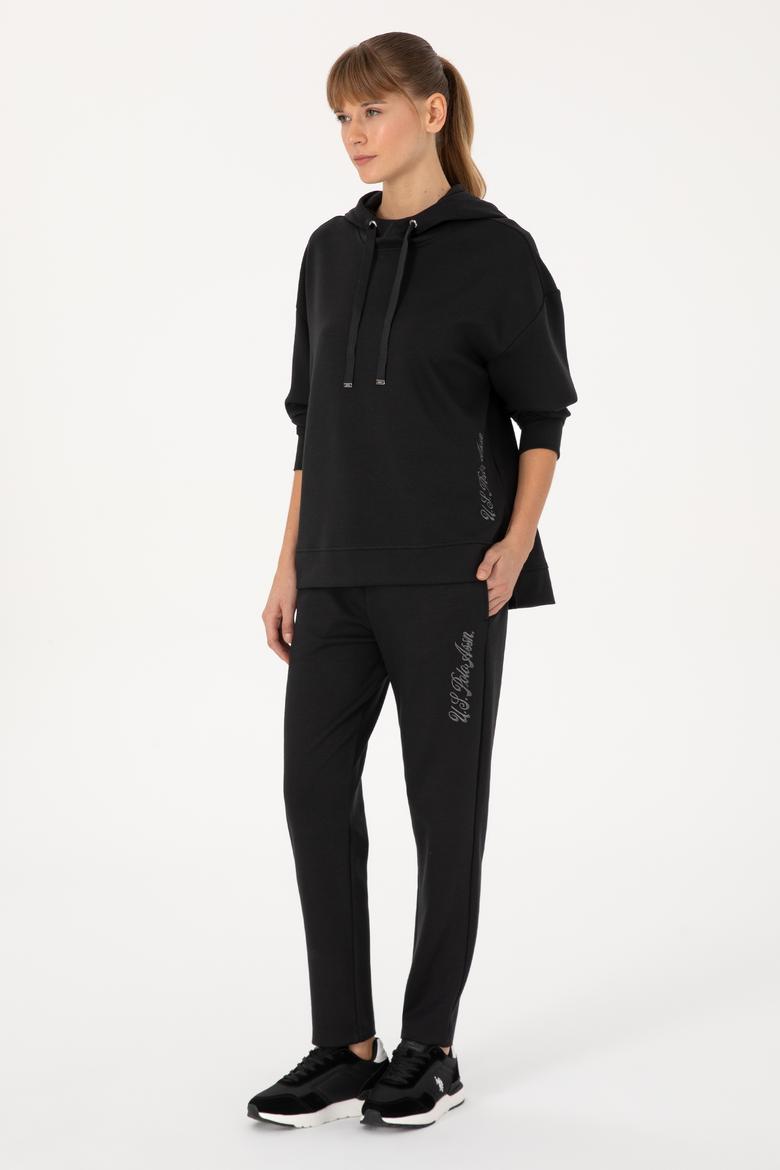 Kadın Siyah Modal Karışımlı Eşofman Altı - 50313571007