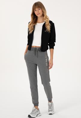 Kadın Antrasit Melanj Jogger Eşofman Altı - 50314364025