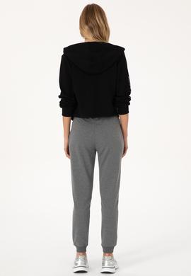 Kadın Antrasit Melanj Jogger Eşofman Altı - 50314364025