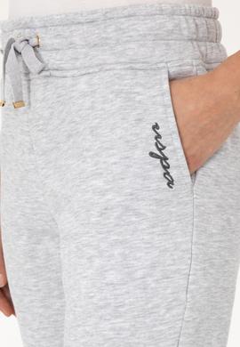 Kadın Açık Gri Şardonlu Jogger Eşofman Altı - 50313581045