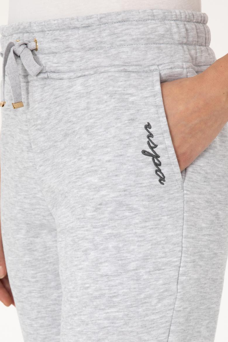 Kadın Açık Gri Şardonlu Jogger Eşofman Altı - 50313581045