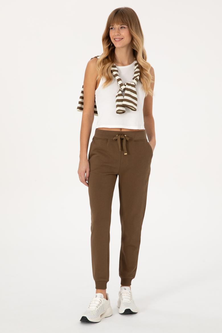Kadın Haki Jogger Eşofman Altı