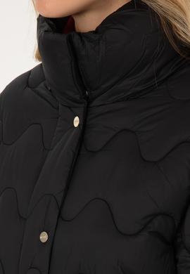 Kadın Siyah Kaban - 50308608021