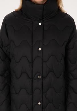 Kadın Siyah Kaban - 50308608021