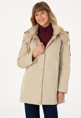 Kadın Koyu Bej Kaban - 50308623004