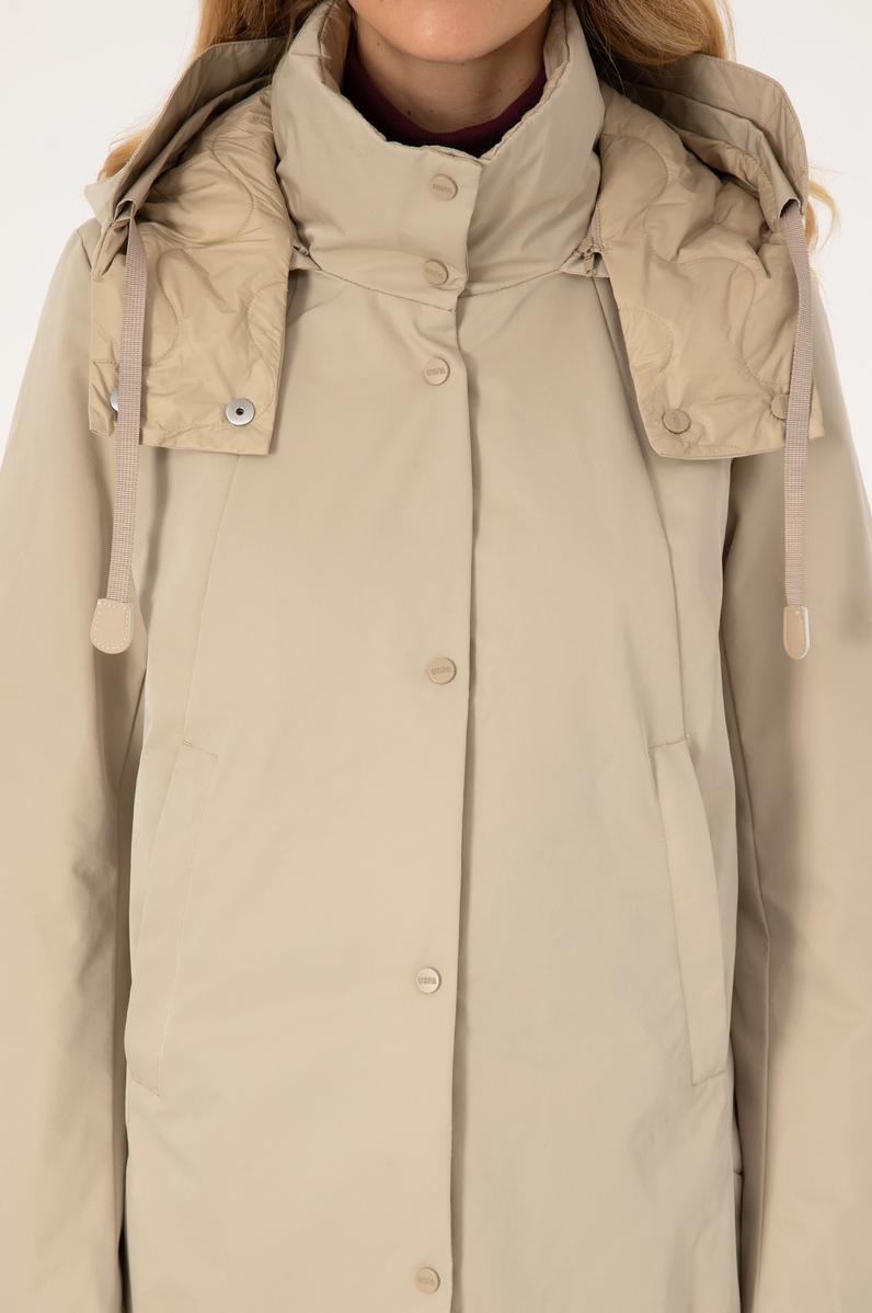 Kadın Koyu Bej Kaban