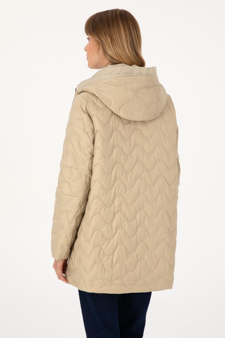 Kadın Koyu Bej Kaban - 50308623004