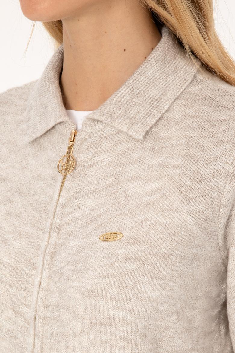 Kadın Taş Triko Hırka - 50309631005