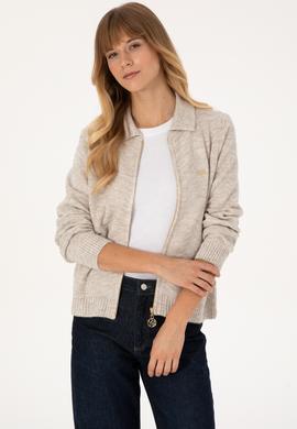 Kadın Taş Triko Hırka - 50309631005