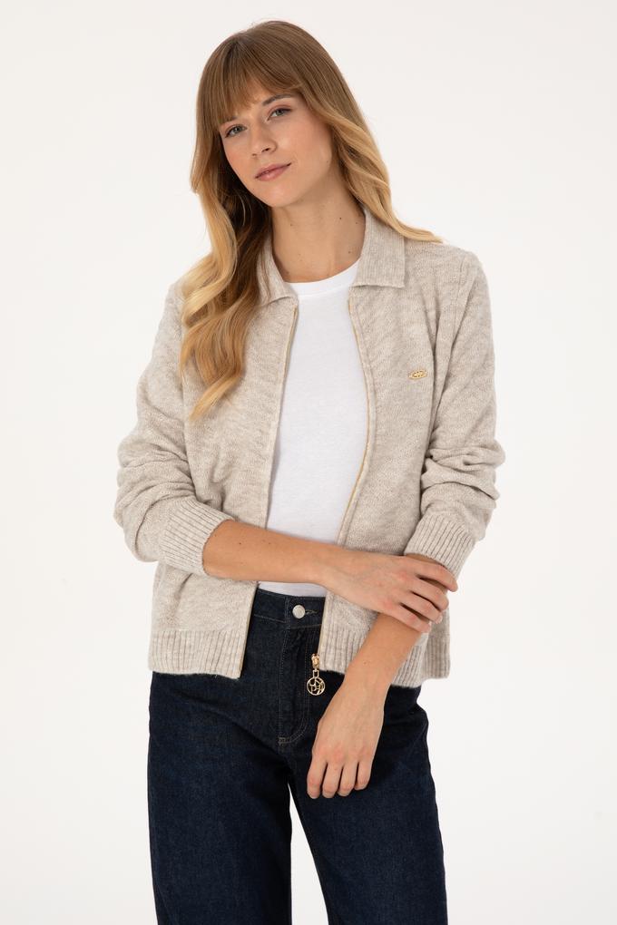 Kadın Taş Triko Hırka