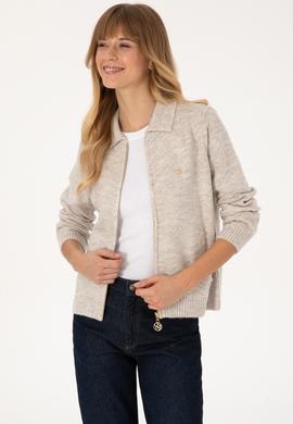 Kadın Taş Triko Hırka - 50309631005