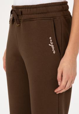 Kadın Kahverengi Şardonlu Jogger Eşofman Altı - 50313581024