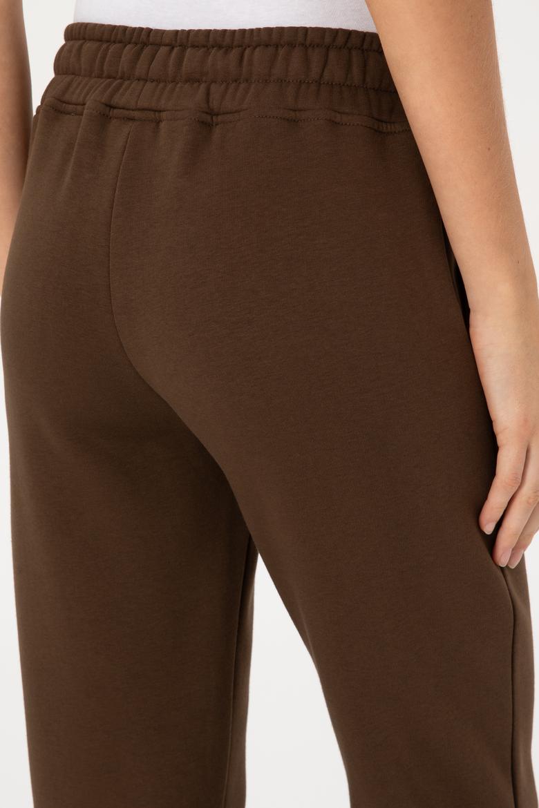 Kadın Kahverengi Şardonlu Jogger Eşofman Altı - 50313581024