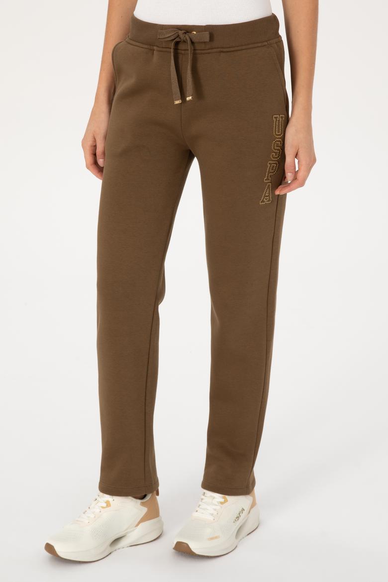 Kadın Haki Şardonlu Eşofman Altı - 50313583026