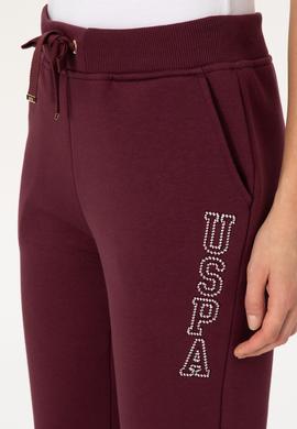 Kadın Bordo Şardonlu Eşofman Altı - 50313583040