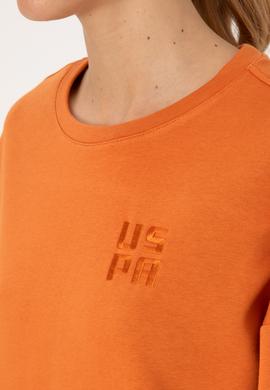 Kadın Bakır Bisiklet Yaka Basic Sweatshırt - 50313565049