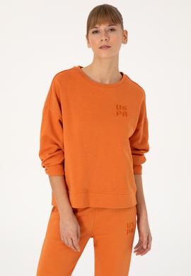 Kadın Bakır Bisiklet Yaka Basic Sweatshırt - 50313565049