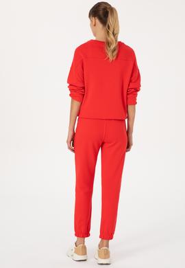 Kadın Kırmızı Jogger Eşofman Altı - 50313591042