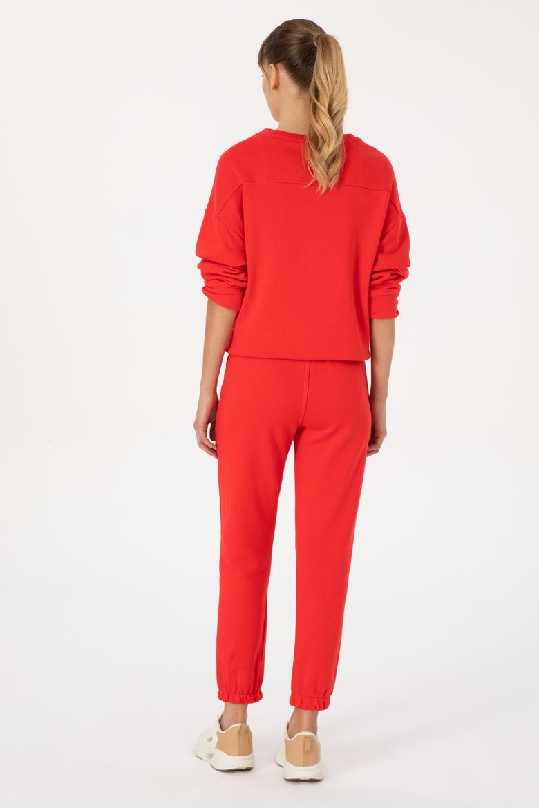 Kadın Kırmızı Jogger Eşofman Altı - 50313591042