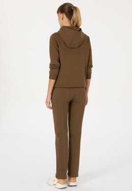 Kadın Haki Şardonlu Eşofman Altı - 50313583026