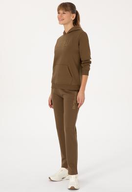 Kadın Haki Şardonlu Eşofman Altı - 50313583026