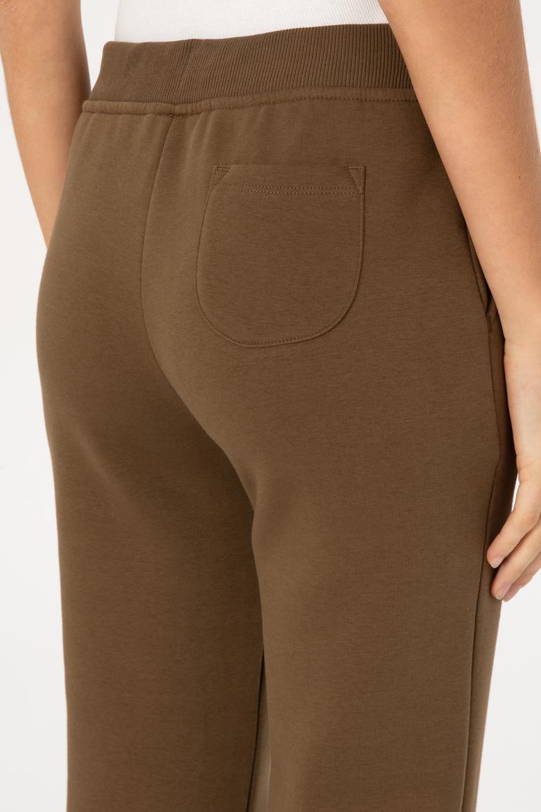 Kadın Haki Şardonlu Eşofman Altı - 50313583026