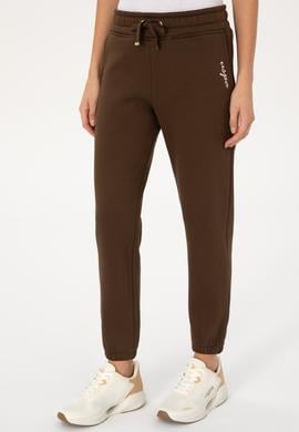 Kadın Kahverengi Şardonlu Jogger Eşofman Altı - 50313581024