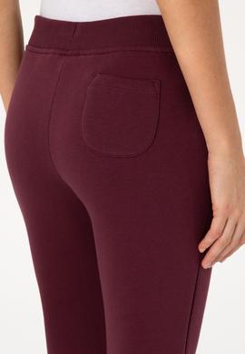 Kadın Bordo Şardonlu Eşofman Altı - 50313583040