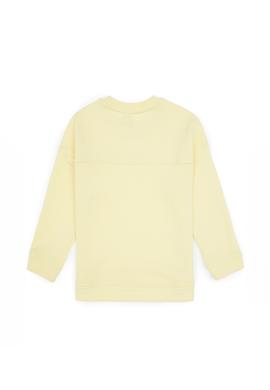 Kız Çocuk Sarı Bisiklet Yaka Sweatshirt - 50317991011