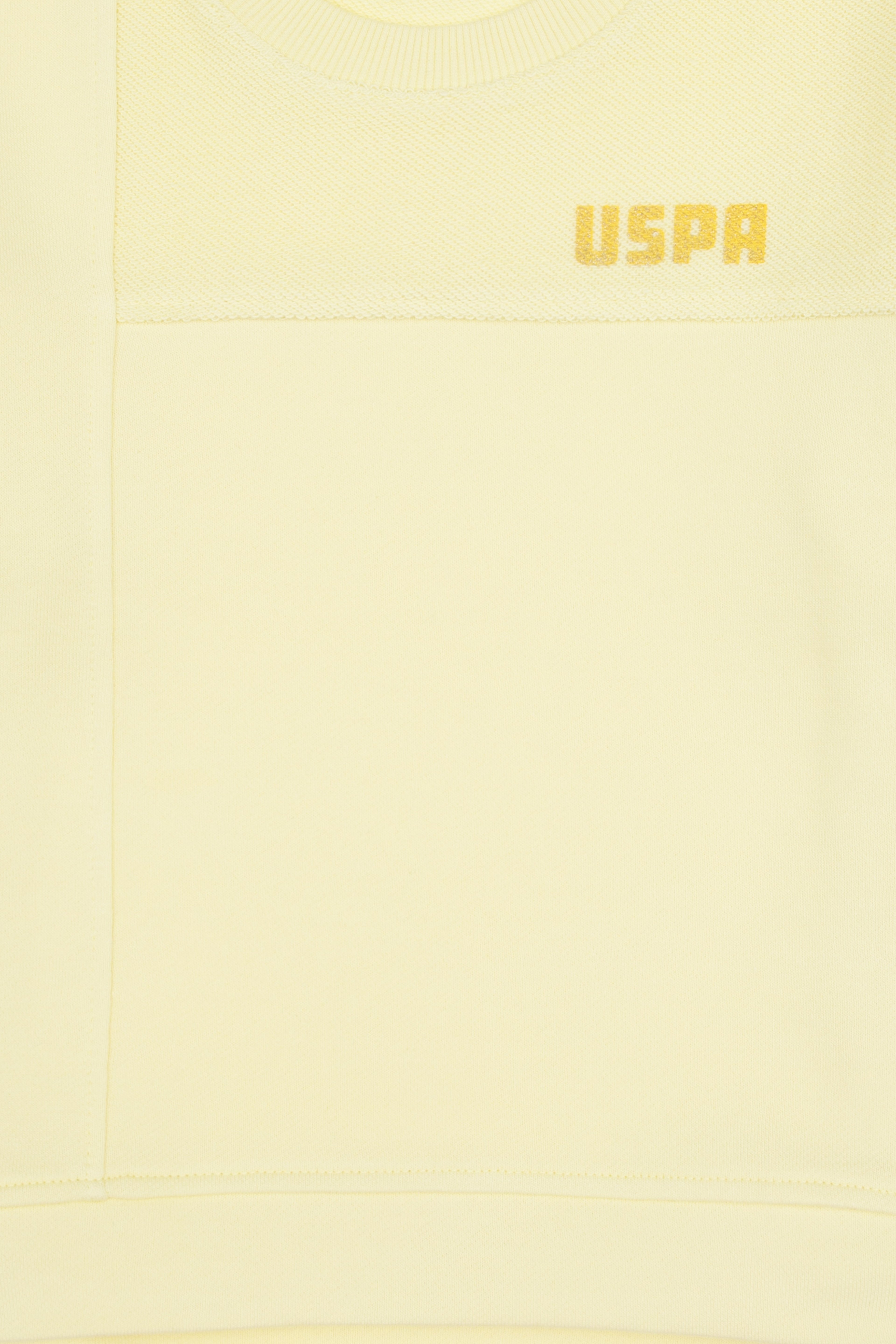 Kız Çocuk Sarı Bisiklet Yaka Sweatshirt - Image 5