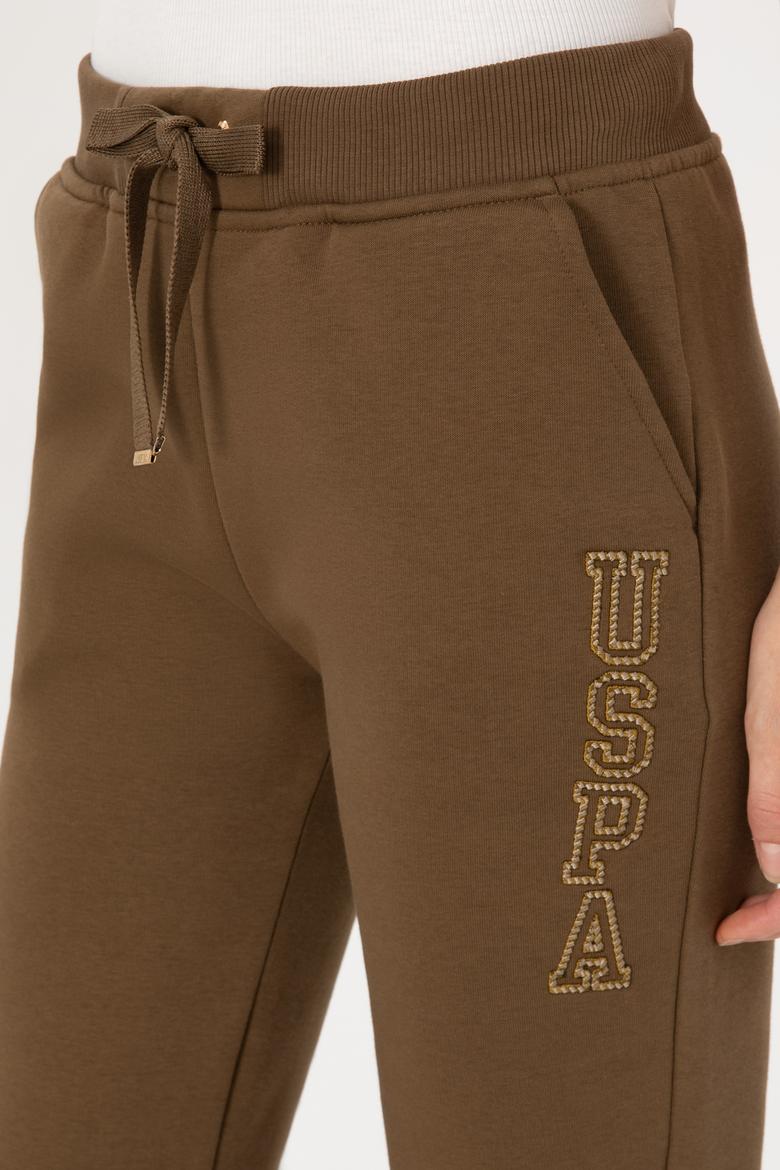 Kadın Haki Şardonlu Eşofman Altı - 50313583026