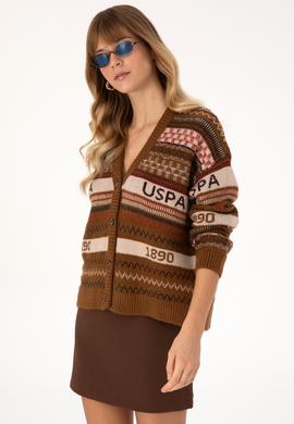 Kadın Camel Triko Hırka - 50310044007