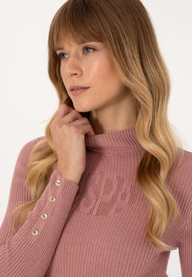 Kadın Orkide Yarım Balıkçı Yaka Kazak - 50310051037