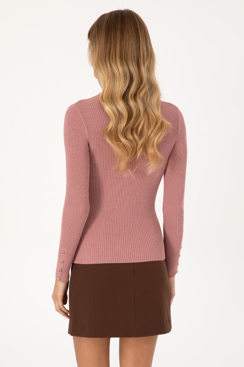 Kadın Orkide Yarım Balıkçı Yaka Kazak - 50310051037