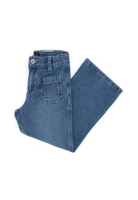 Kız Çocuk Açık Mavi Flare Fit Jean Pantolon - 50317882009