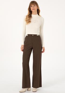 Kadın Krem Yarım Balıkçı Yaka Kazak - 50310051010