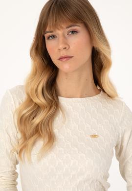 Kadın Krem Sweatshirt - 50309441005