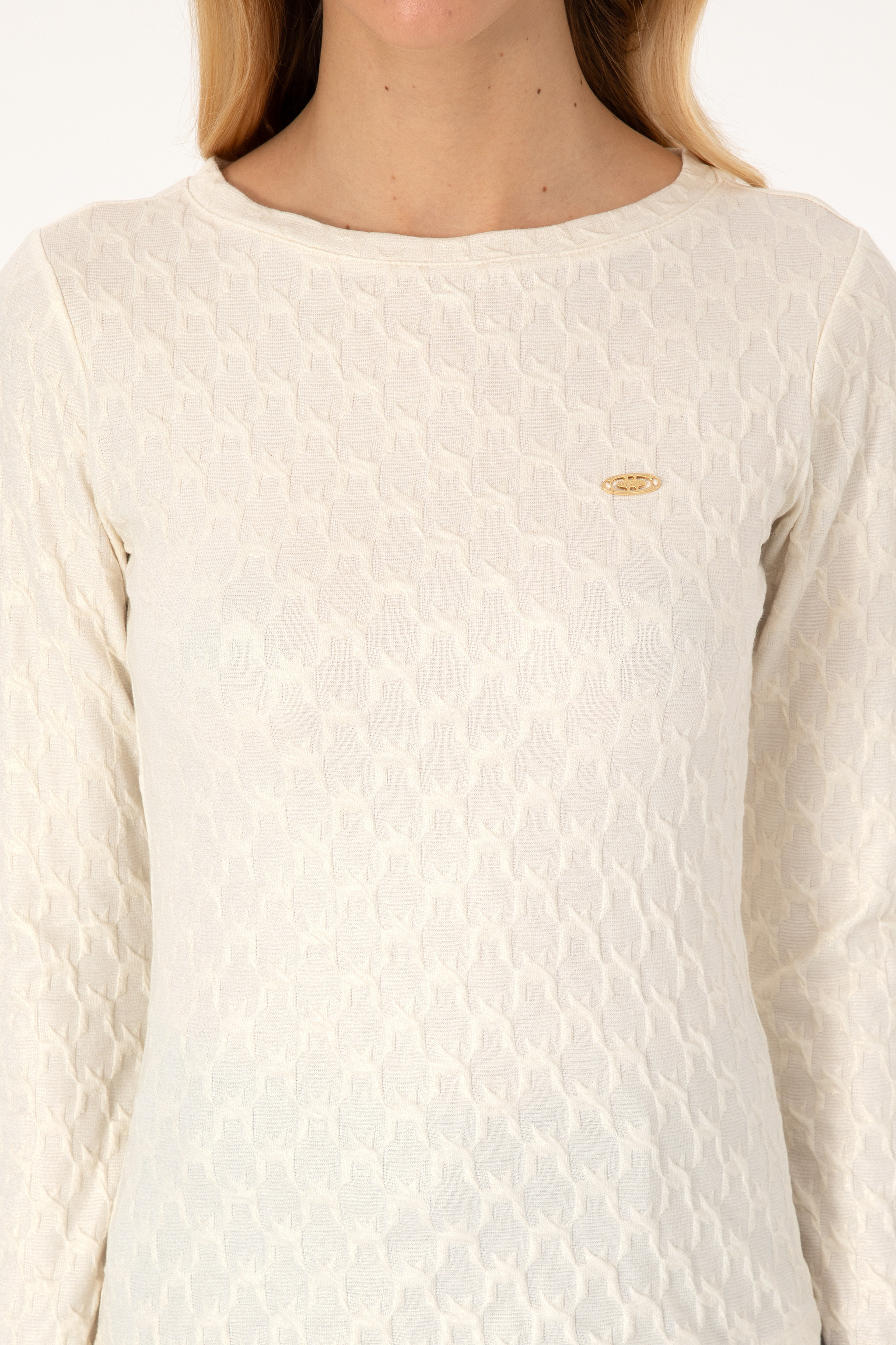 Kadın Krem Sweatshirt