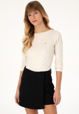 Kadın Krem Sweatshirt - 50309441005