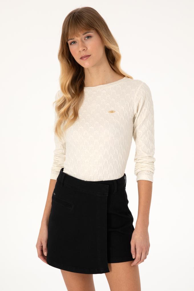 Kadın Krem Sweatshirt