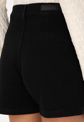Kadın Siyah Jean Şort Etek - 50309327014