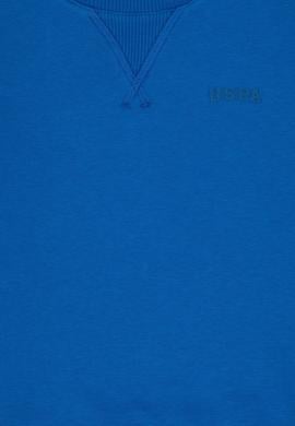 Erkek Çocuk Saks Bisiklet Yaka Basic Sweatshirt - 50313829148