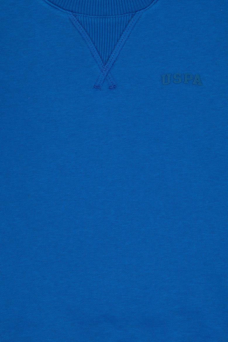 Erkek Çocuk Saks Bisiklet Yaka Basic Sweatshirt - 50313829148