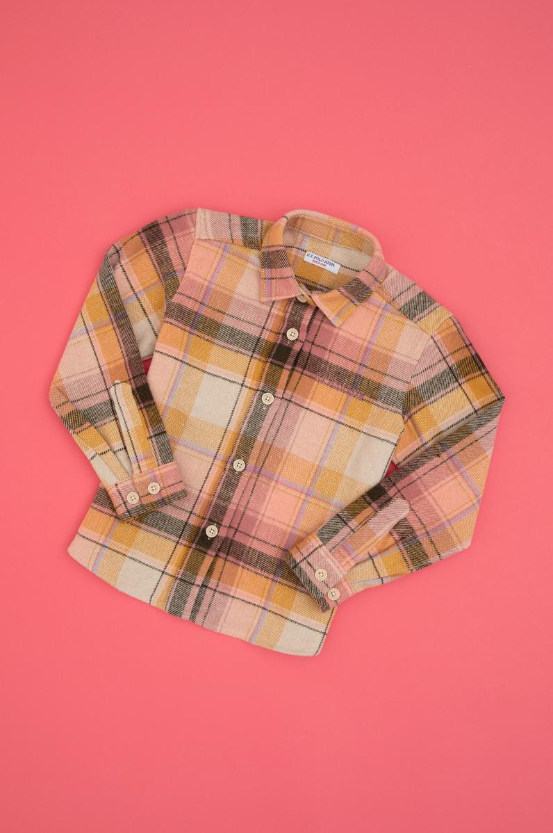 Kız Çocuk Orkide Uzun Kollu Gömlek