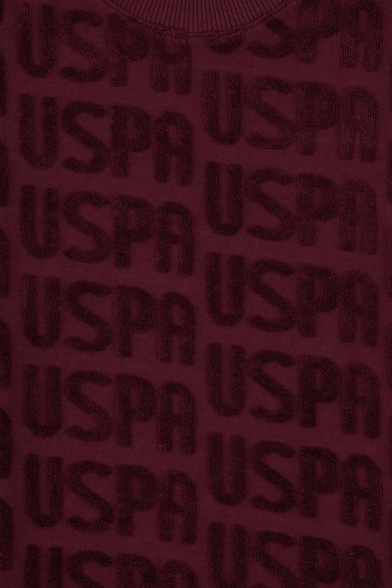 Erkek Çocuk Bordo Bisiklet Yaka Sweatshirt - 50308515031