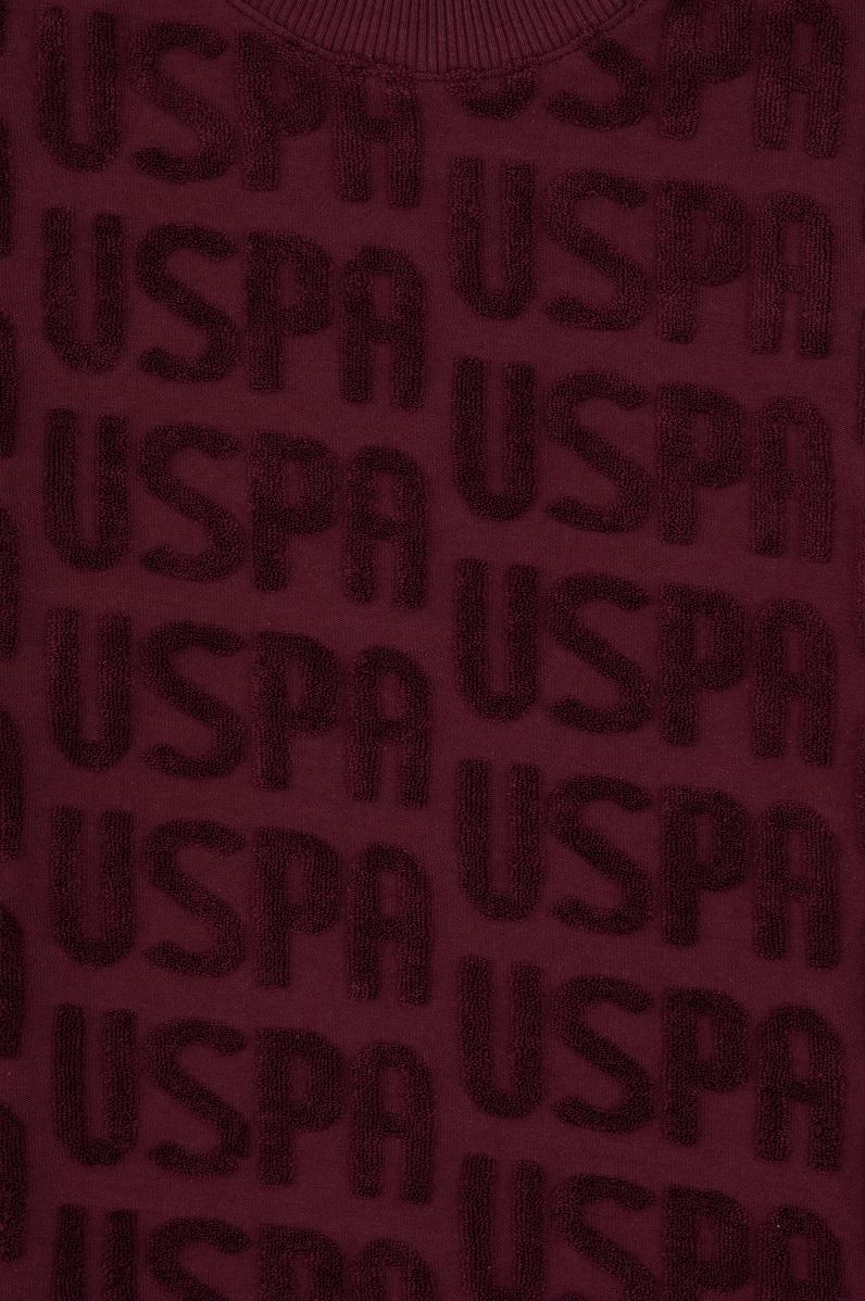 Erkek Çocuk Bordo Bisiklet Yaka Sweatshirt