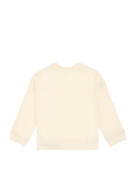 Kız Çocuk Bisiklet Yaka Krem Sweatshirt - 50314280001