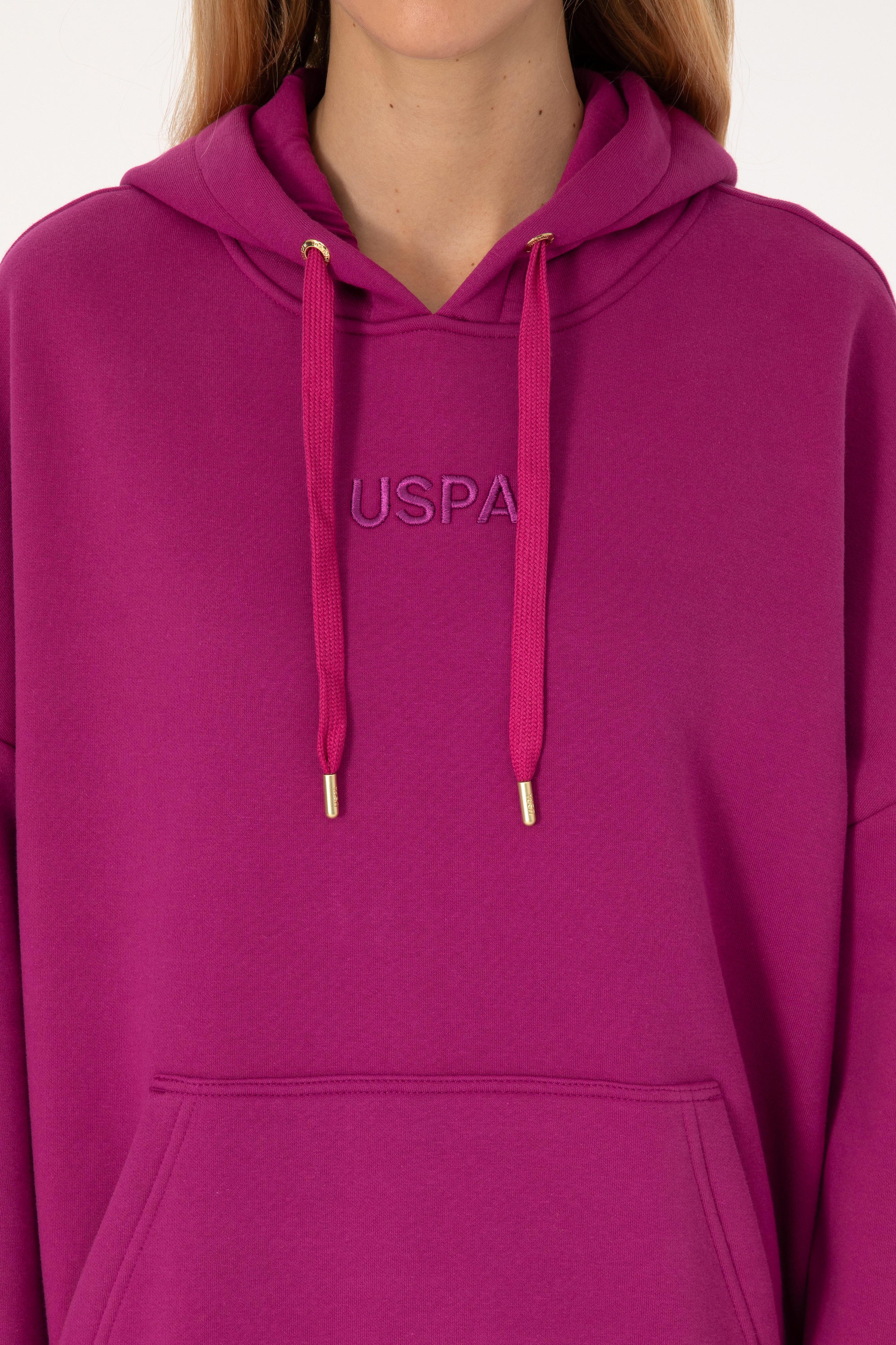 Kadın Fuşya Sweatshirt - Image 6