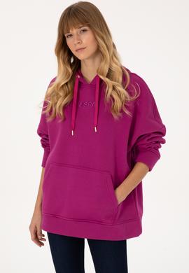 Kadın Fuşya Sweatshirt - 50314938007